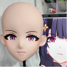 (GLA063)Customize Character'! Female/Girl Resin Full/Half Head With Lock Anime Cosplay Japanese Animego Kigurumi Mask (GLA063)Customize Character'! Female/Girl Resin Full/Half Head With Lock Anime Cosplay Japanese Animego Kigurumi Mask